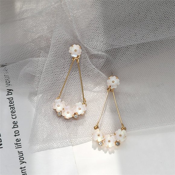 ♠️ NEW Pendant Floral Earrings - Picture 2 of 6